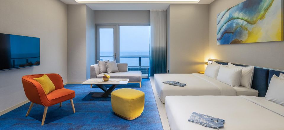 天際海景三人房