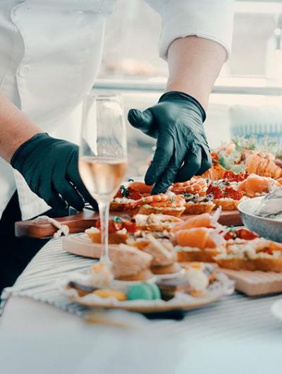 Yacht Picnic at Sea